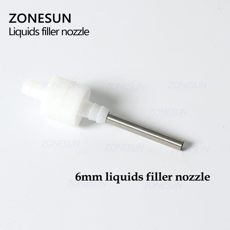 ZONESUN GFK-160 소형 충전 기계 노즐, 디지털 충전 기계용 소형 바이알, 액체 필러 노즐