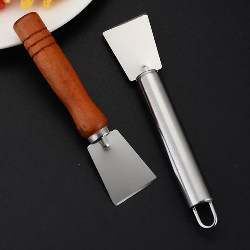 Kitchen Cleaning Spatula Fume Shovel Cleaning Shovel Ice Scraper Rustproof Stainless Steel Refrigerator Freezer Ice Shovel For