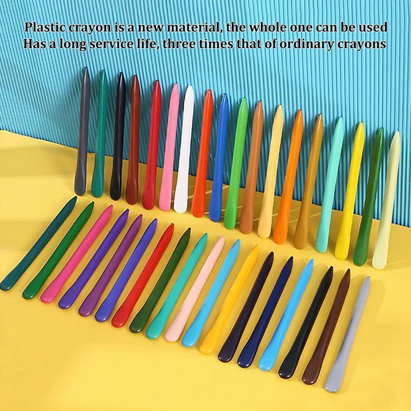 Oil Pastel Crayons Drawing Painting Stationery Art Safe Organic Pencil Crayons Festival For Kids Gifts 6/12/18/24/36 colors