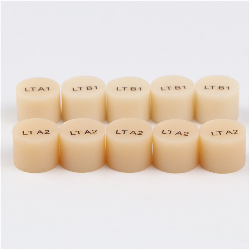 5PC Press Glass Ceramic Ingots Dental Press Disilicate Lithium Block