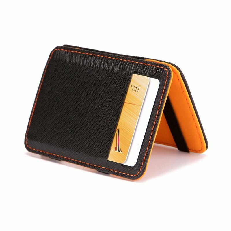 Women Men Clutch Bag Ultra Thin Magic Wallets Coin Purses Credit Card Holder Case Pouch