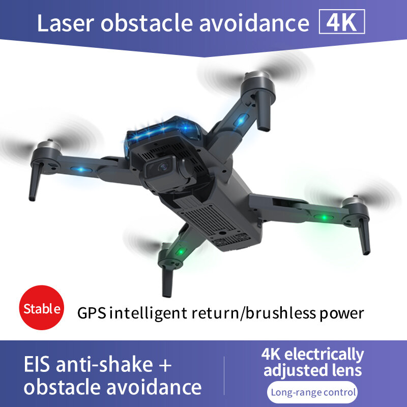 Novo 2022 jjrc x21 brushless rc drone 4k professinal dupla câmera hd dobrável rc helicóptero com obstáculo evitar quadcopter brinquedo