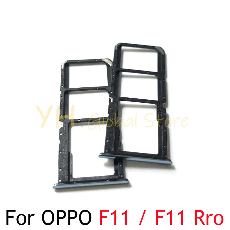 For OPPO F11 F17 F19 Pro Sim Card Slot Tray Holder Sim Card Repair Parts