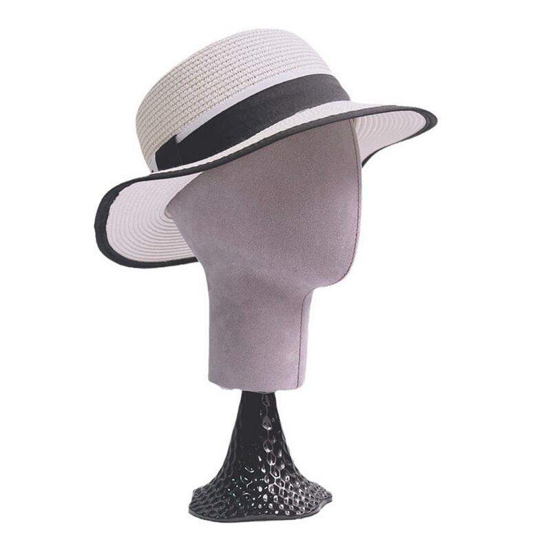 Wig Head Holder,Mannequin Head Stand for Hats Caps Cowboy Hat Display Rack Manikin Head for Barber Headwear Hanging Wig Salon