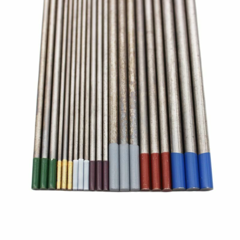 1pc Tungsten Electrodes TIG Welding WL15 WES WC20 WP WY20 WT20 WZ8 WL20 Blue Red Purple Grey White Green Gold