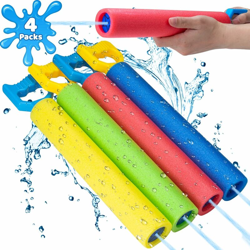 Schaum Wasser Shooter, Wasser pistolen Wasser Blaster für Schwimmbad Strand, Outdoor Wasser Spritzpistole Spielzeug für Kinder Erwachsene-Farbe zufällig