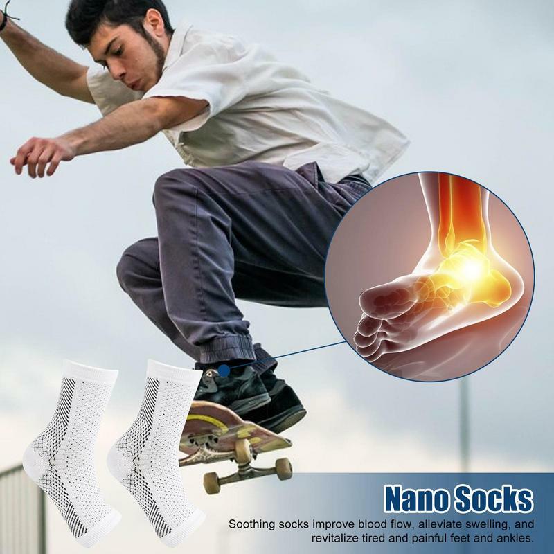Compression Socks For Women Toeless Compression Ankle Socks Open Toe Compression Socks Ankle Sleeves Socks Foot Compression