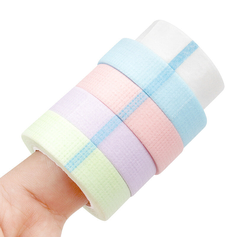 Non-Woven Fabric Stickers for Eyelash Lift, Micropore Tape, Lash Extension Supplies, Eye Pad, Makeup Patch, Women's Tools, 10 Rolls