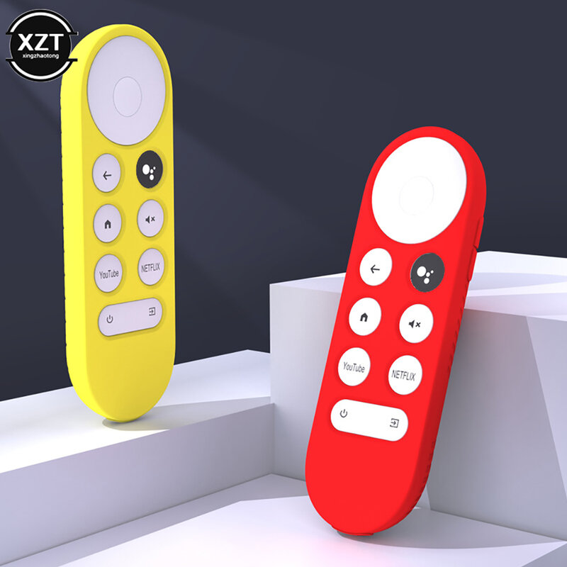 New Non-slip Soft Silicone Case For Chromecast Remote Control Protective Cover Shell for Chromecast TV 2020 Voice Remote Control