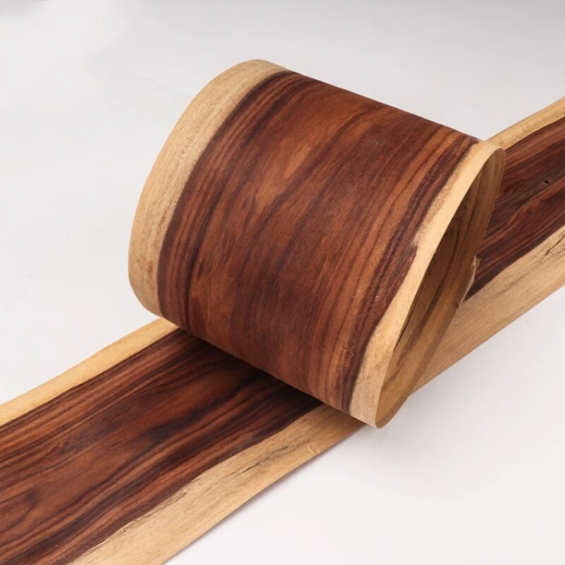 Чистая твердая древесина с белыми краями, натуральная кислая ветка, деревянный шпон L: м x мм, шпон ручной работы для обновления и отделки