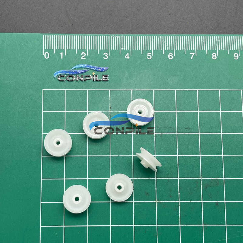 6pcs 12.5x5.5x2mm Motor Pulley Single Layer for Cassette Deck Tape Recorder Stereo Audio Player