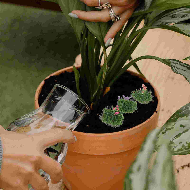 Decore Simulação Mini Planta, DIY Sand Table Modelo, Paisagem Gramado, Ornamento Infantil, Nylon Fairy Garden