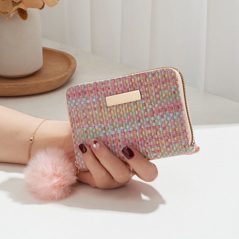 Wallet for women New single zipper multi-functional magic short women's purse fashion purse purse clutch bag