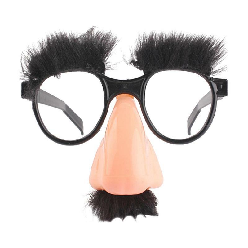 Adults Children Big Nose Funny Glasses Toys Novelty Prank Toy Party Bar Gags Jokes Accessory Prop Halloween Tricky Decor