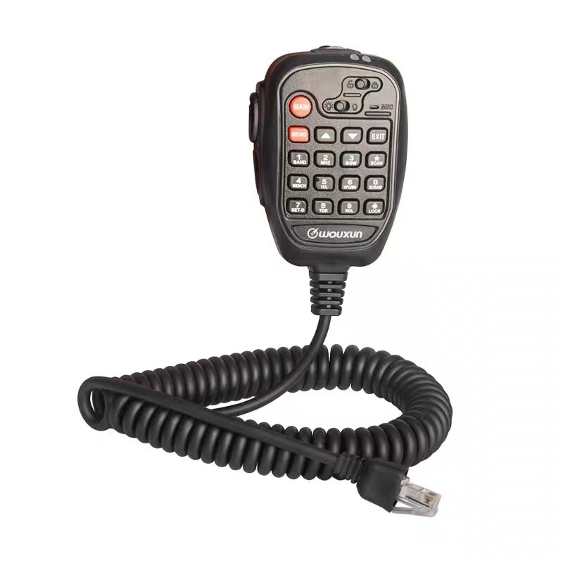 2024 New WOUXUN KGUV10A HAM PTT Microphone Keyboard Function Keys Controller for KG950 KG980 Mobile Radio Speaker Mic Accessory