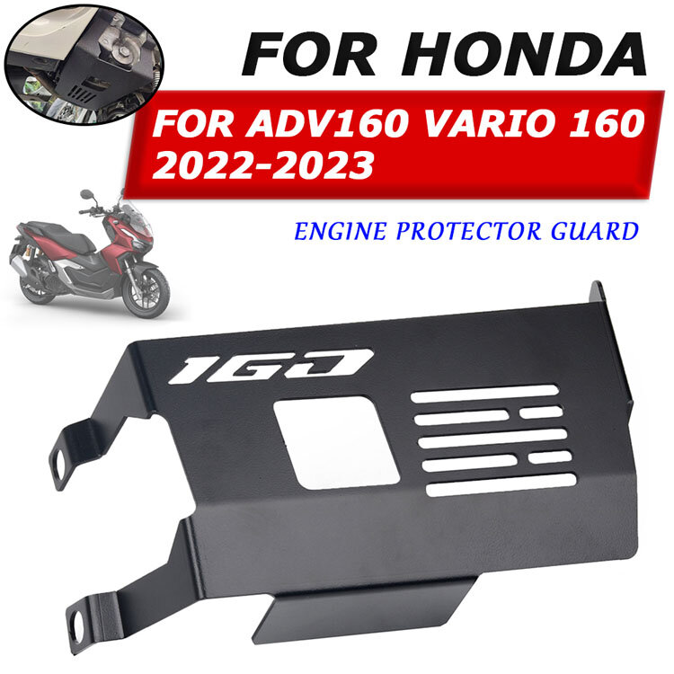 Penutup sasis mesin sepeda motor, pelat selip melindungi perut mesin untuk Honda Adv160 Vario 160 2022 2023 Adv160