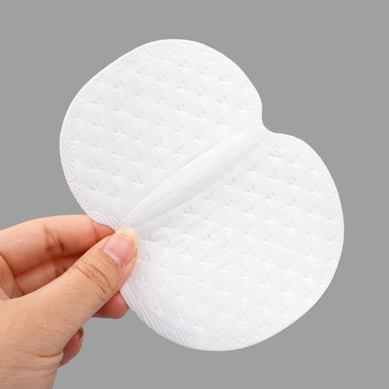 Underarm Sweat Pads Summer Women Men Solid Color Breathable Sweat-Absorbing Patch Portable Invisible Stay Dry Cotton Stickers