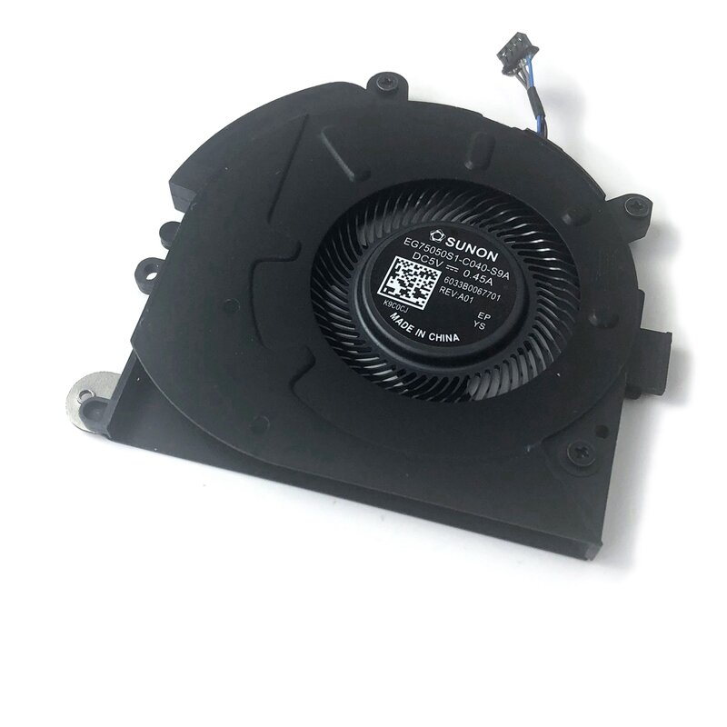 New Original Laptop CPU Cooling Fan For HP Elitebook 735 G5 830 G5 HSN-I12C Cooler L13679-001 EG75050S1-C040-S9A FJN5 DC5V 4PIN