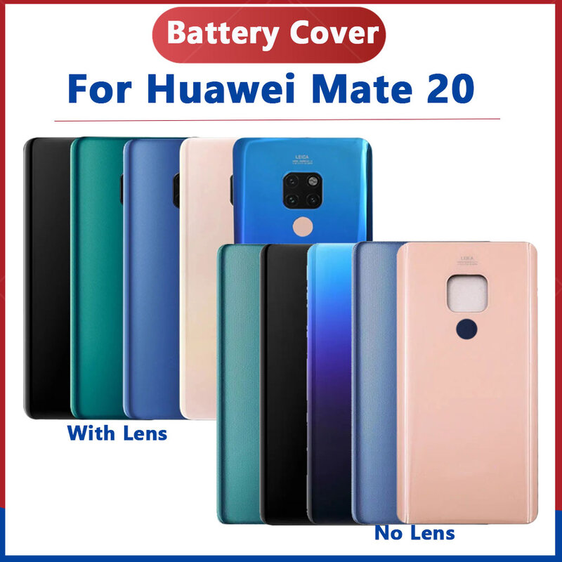 For Huawei Mate 20 Mate20 HMA-L29 L09 Original Glass Battery Cover Rear Back Battery Door Battery Housing Case Replacement Parts