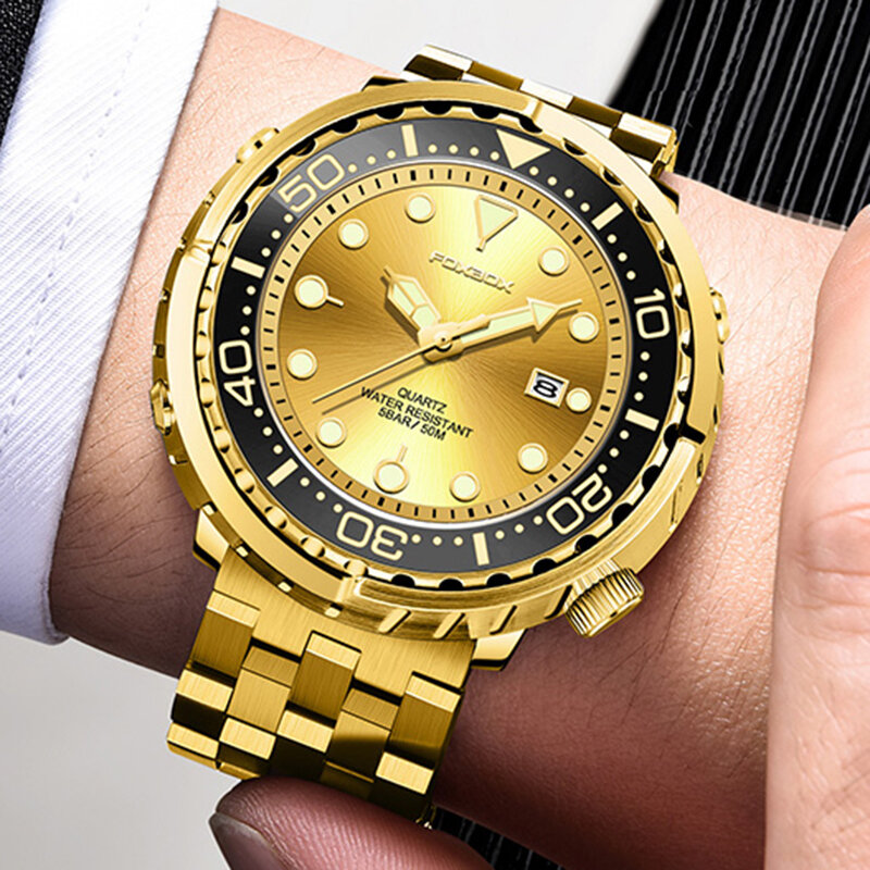 LIGE-reloj analógico de acero inoxidable para hombre, accesorio de pulsera de cuarzo resistente al agua con calendario, complemento masculino deportivo de marca de lujo con diseño moderno