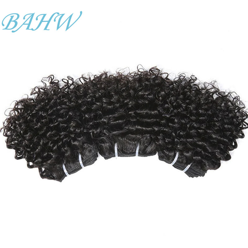 12A Peruvian Hair Weave 100% Human Hair Bundles 1/3/5 Pcs 8 Inch Water Wave Raw Virgin Hair Extension Natural Color Bundles