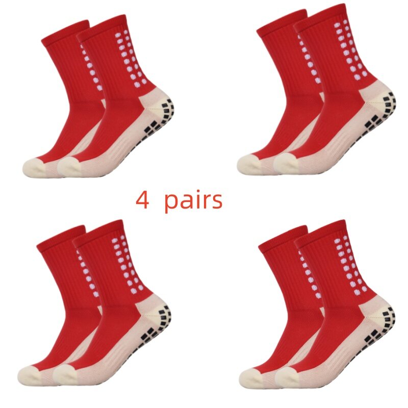 4 пары мужских футбольных носков, Нескользящие баскетбольные Носки