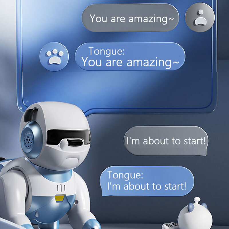 Kiểu Mới Nhất Tại Smart Chú Chó Robot Vũ Lệnh Bằng Giọng Nói Điều Khiển Cảm Ứng Đồ Chơi Tương Tác Dễ Thương Robot Đồ Chơi Cho Chó Hình Trẻ Em Giáng Sinh quà Tặng