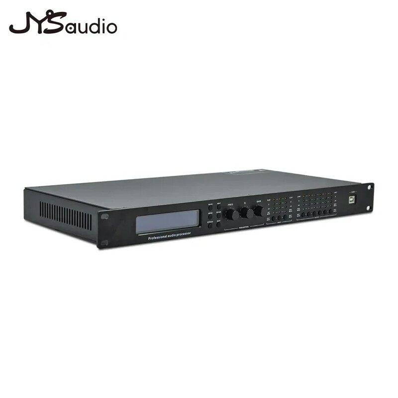 DSP 3 Input 6 Output prosesor Audio amplifier daya rumah dengan untuk sistem manajemen Digital Stereo HiFi EQ dinamis untuk Karaoke