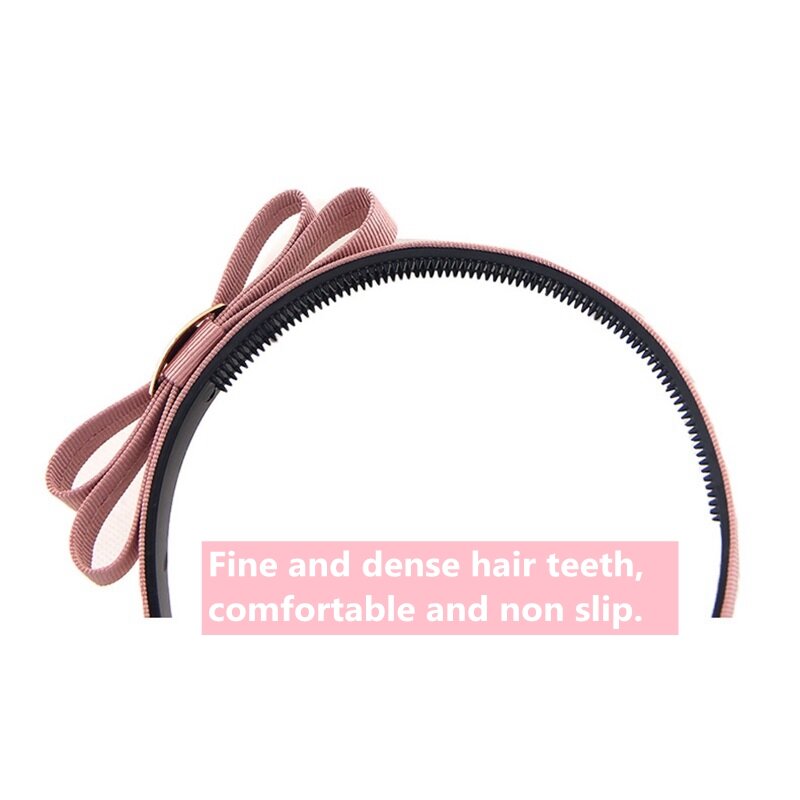 Épingle à cheveux en gaze avec nœud, bande de sauna en tissu, coiffure dentée pour femme, coiffure avec dents, simple, tempérament