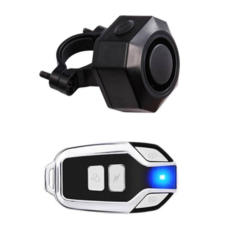 Bezprzewodowy wodoodporny rower Alarm wibracyjny zdalne ładowanie USB motocykl rower elektryczny Alarm antywłamaniowy bezpieczeństwa