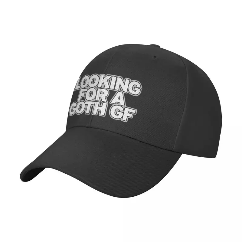 Goth GF Baseball Cap, chapéu de sol, protetor solar ícone, desgaste do golfe, chapéu feminino, novo