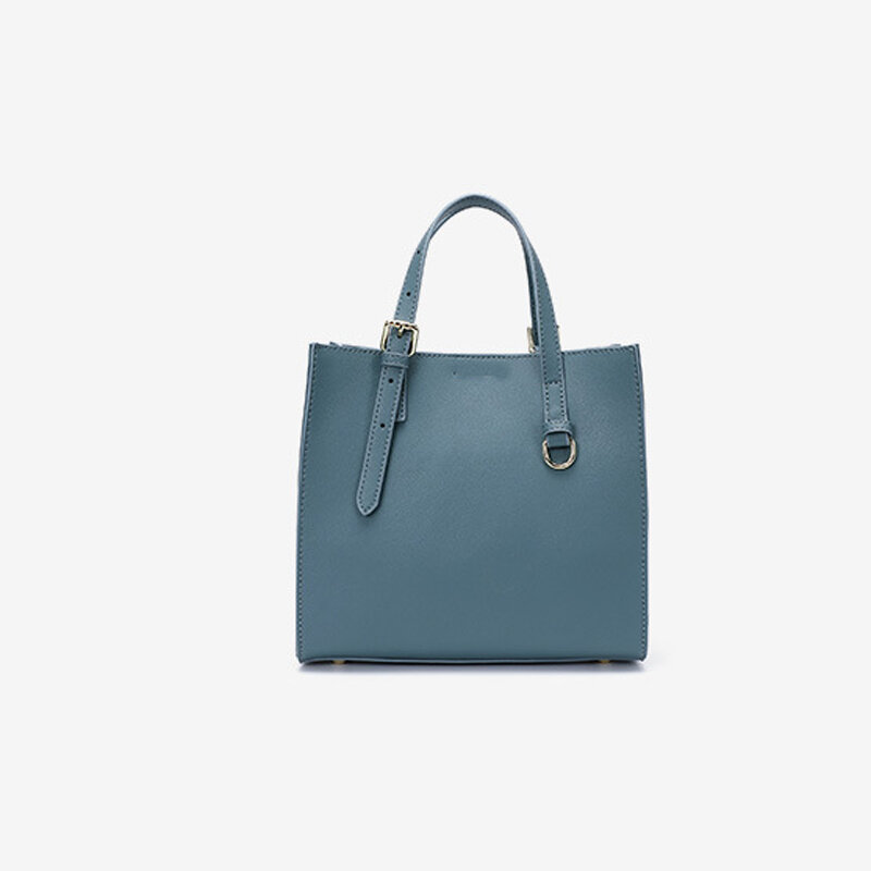 กระเป๋าแมสเซ็นเจอร์สำหรับผู้หญิงใหม่สีทึบคุณภาพสูง Simple Design ขนาดใหญ่ความจุ Casual Women กระเป๋าถือ