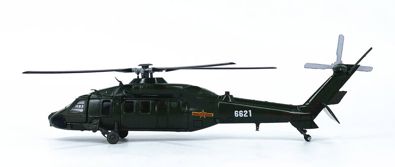 Helicóptero Universal de Z-20 China, aleación, producto terminado, Colección, 1: 100