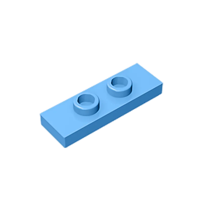 Gobricks-Placa de GDS-1504 modificada para niños, con 2 tachuelas 1x3 (doble puente), compatible con lego, 34103 piezas