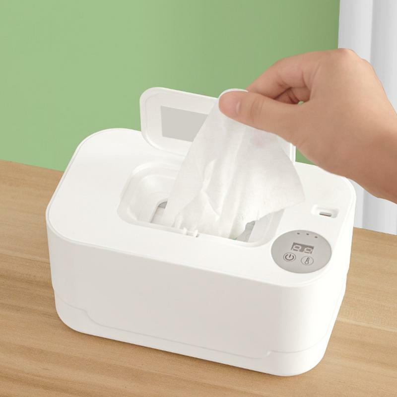 Feucht tuch wärmer für Baby Feucht tuch heizung Feucht tuch Taschentuch wärmer USB-Aufladung Thermostat-Zug tücher Spender