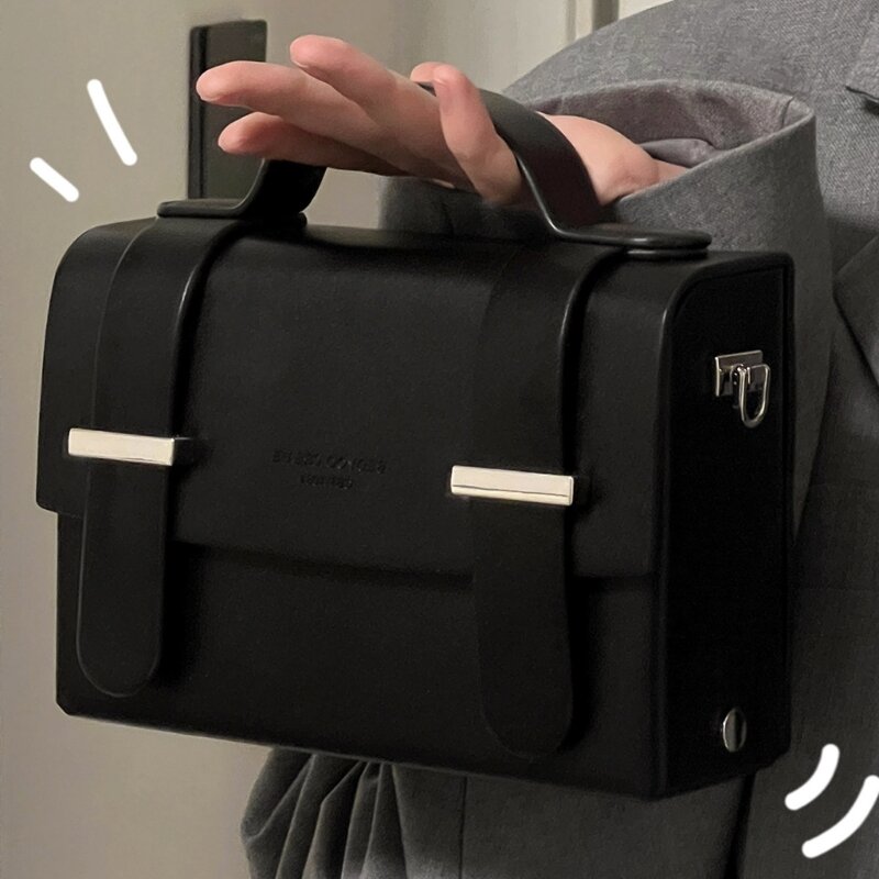 Túi xách PU đeo vai vuông nhỏ tiện dụng dành cho sinh viên và chuyên gia