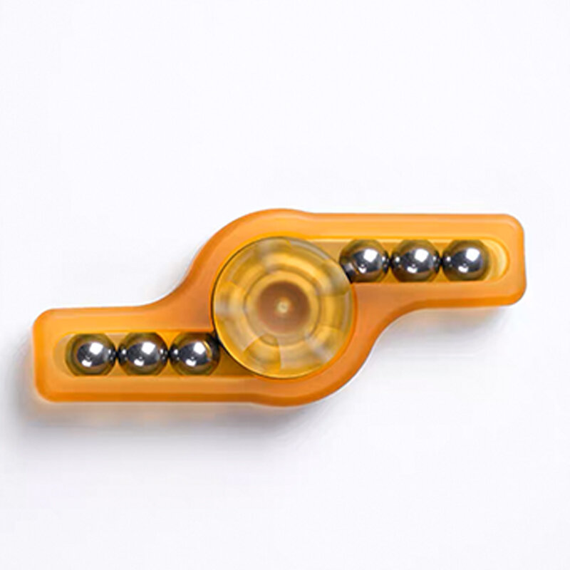 Trasparente ambra PEI Lightning Fidget Spinner adulti EDC Fingertip Hand Spinners Antistress ADHD Tool Antistress Fidget Toys