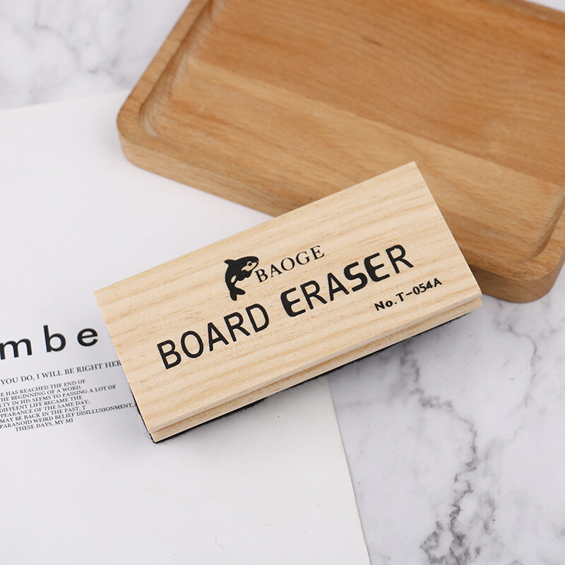 Large Board Eraser Board Cleaner Blackboard Wool Felt Eraser Wooden Chalkboard Duster Classroom Cleaner Kit