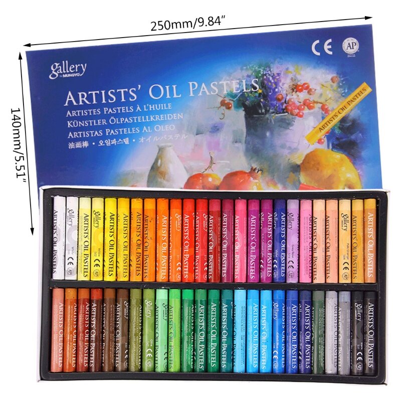 Graffit Pastels Crayones Irrompibles para Papel Pizarra Blanca Espejo Suelo 48 Colores