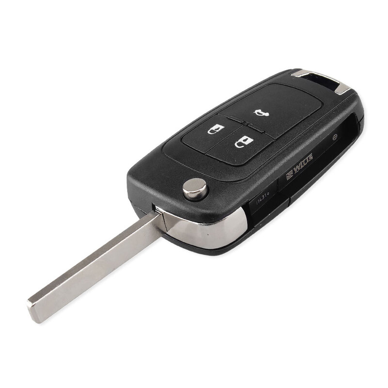 KEYYOU-Funda de llave remota plegable con tapa, 2, 3, 4 y 5 botones, hoja sin cortar, para Opel, Vauxhall, Corsa, Astra, Vectra, Zafira, Omega, HU100