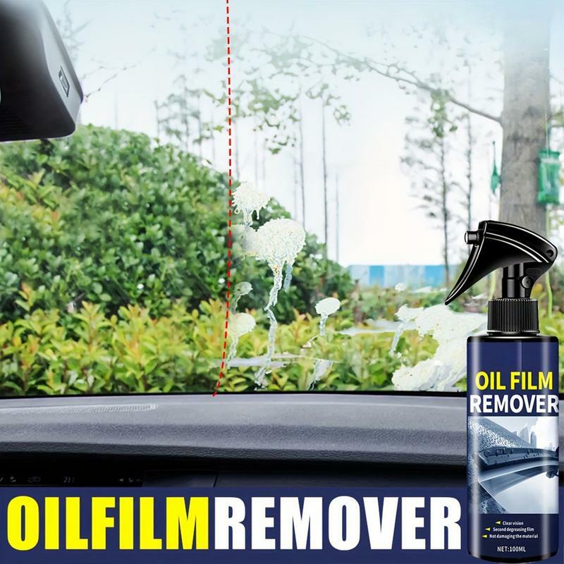 100ml Glass Oil Film Remover Car Glass Oil Film Cleaning Spray For Car Windows Glass Film Removal Cream Oil Film Cleaning Cream