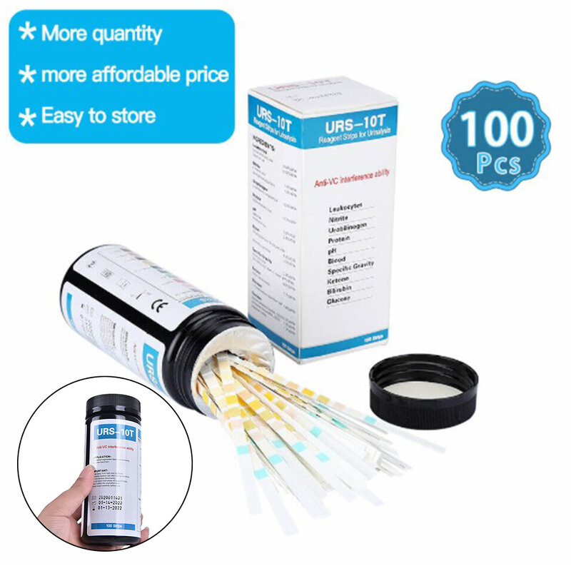 URS-10T Urin teststreifen Streifen Test 10 Parameter 100 Streifen Reagenz Urin analyze streifen URS-10T Urin teststreifen