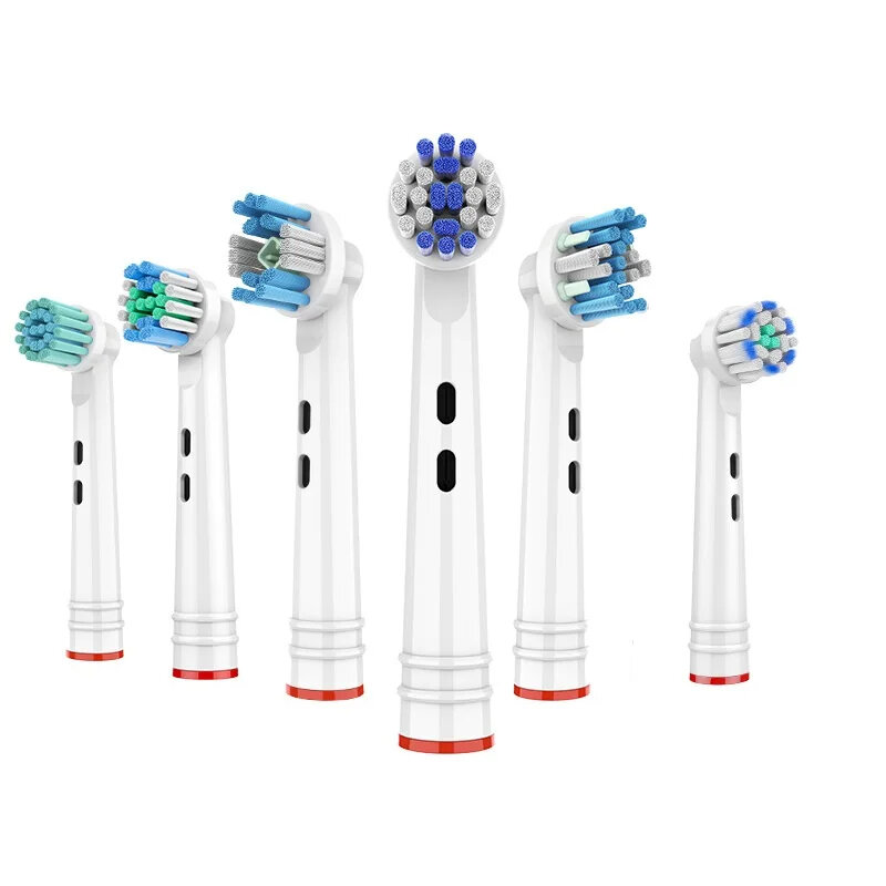 4 PCS Whitening Electric Toothbrush Replacement Brush Heads Refill For Oral B Toothbrush Heads Nozzles Oral Clean Care