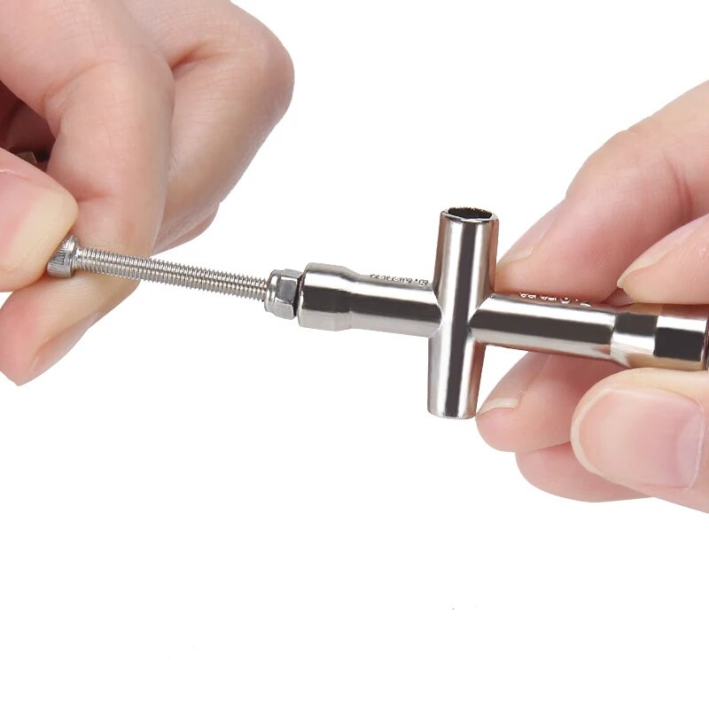 Wartungs werkzeug für Mini-Kreuz schlüssel hülsens chl üssel aus Metall m2/m2, 5/m3/m4