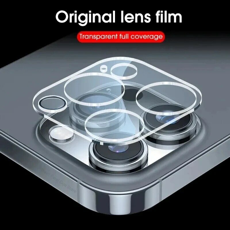 5Pcs Full Cover Protective Glass for iPhone 13 11 12 14 Pro Max Camera Protector for IPhone 15 PRO MAX 12 13 Mini Lens Film