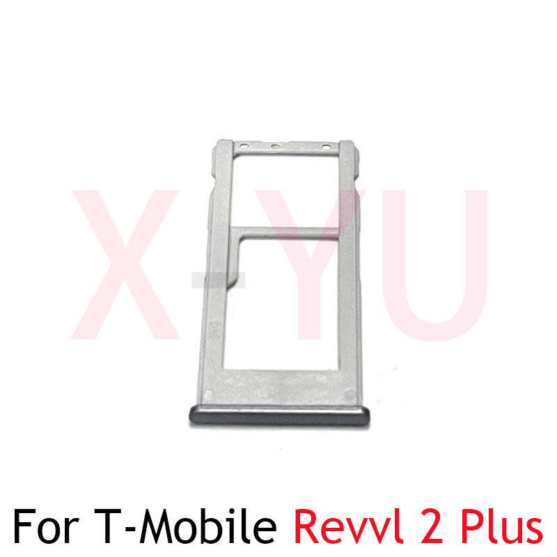 Adaptador do entalhe do suporte da bandeja do cartão SIM, Peças de reposição, T-Mobile REVVL V 2 4 6 Pro Plus 5G, Reparação