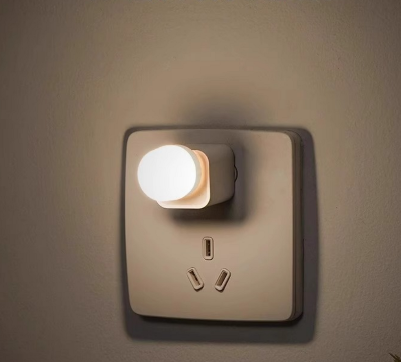 1pcs USB night light portable bedside light bedroom light LED energy-saving light household power outage emergency night light