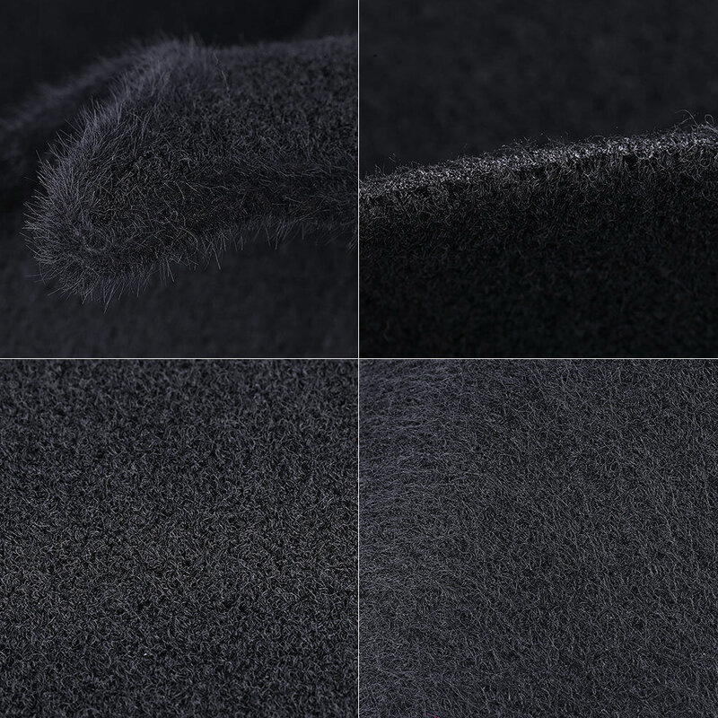 LHD Prada-Couverture de tableau de bord en polyester noir, protecteur antidérapant, pour Mitsubishi Pajero NS Marin2006-2018 2019 2020 2021