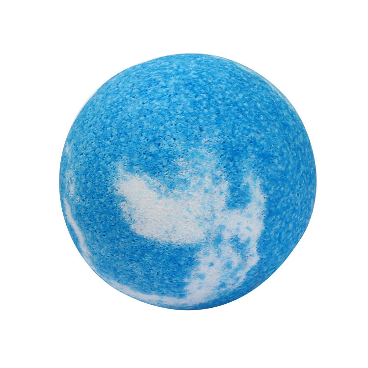 Freudiger blauer Himmel Bade kugel ätherisches Öl Schaum bad Ball Pfefferminz Duft feuchtigkeit spendende Blase Pop 100g