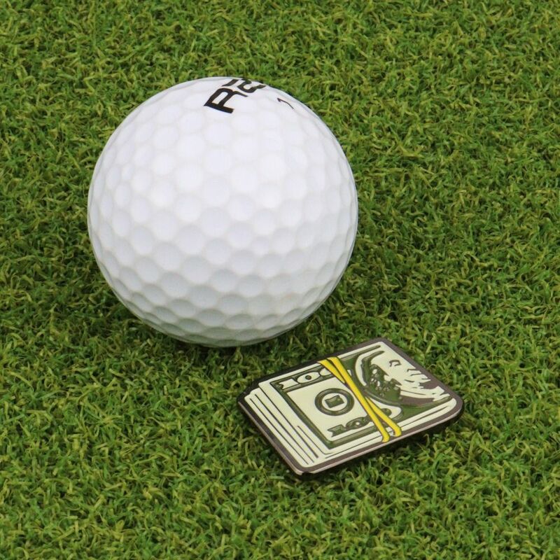 Topi Golf klip penanda bola klip topi magnetik Kirsite topi magnetik klip mudah untuk mengambil dolar US dolar topi Golf klip wanita